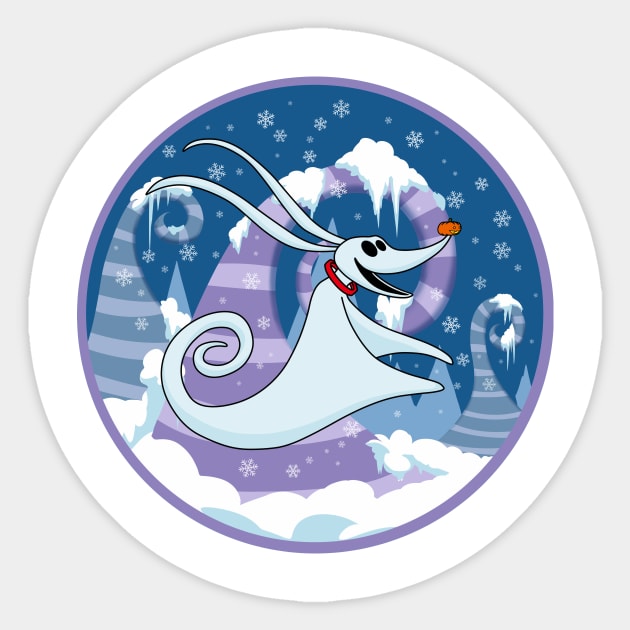 Winter Zero Sticker by Next Universe Designs